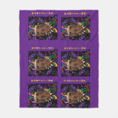 Dachshund Fleece Deken (Voorkant)