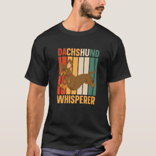Dachshund fluisteraar Wiener Dackel Teckel Dachshu T-shirt