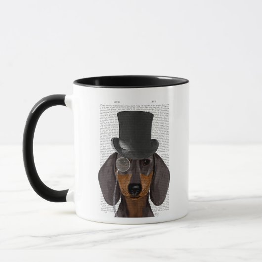 Dachshund, Formele hond en Pet Mok (Links)