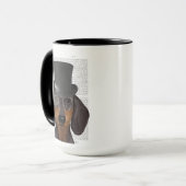 Dachshund, Formele hond en Pet Mok (Voorkant links)