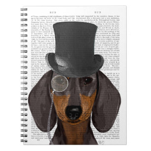Dachshund, Formele hond en Pet Notitieboek