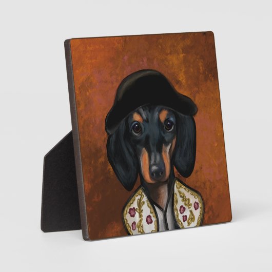 DACHSHUND FOTOPLAAT (Voorkant)