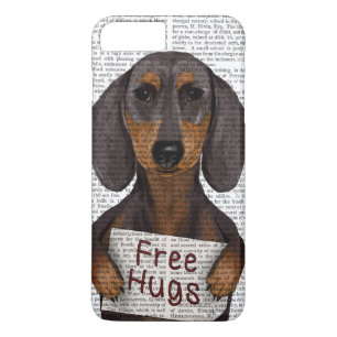 Dachshund Free Hugs iPhone 8 Plus / 7 Plus Hoesje