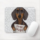 Dachshund Free Hugs Muismat (Met muis)