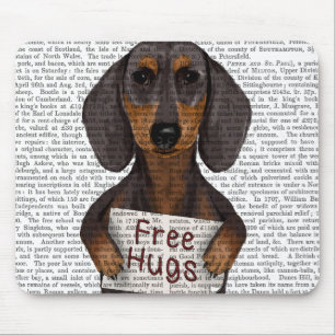 Dachshund Free Hugs Muismat