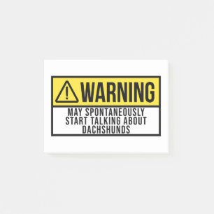 Dachshund Funny Gezegde Post-it® Notes
