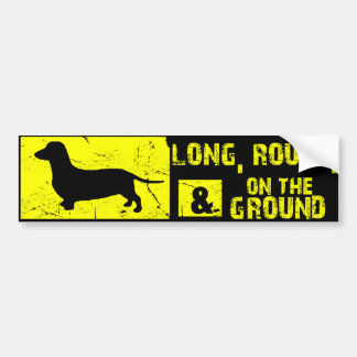 Dachshund Funny Wiener Dog Bumpersticker -