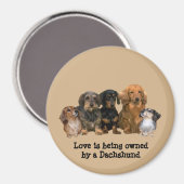 Dachshund Gang Magnet (Recto/Verso)