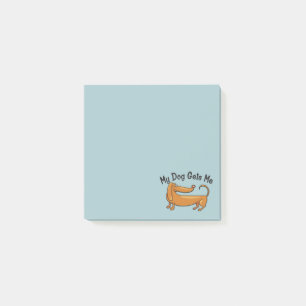 Dachshund Geeft Me Post-it® Notities Notes
