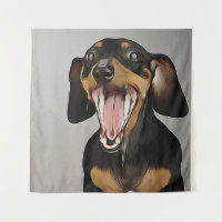 Dachshund Gieuwende Dachshund Verjaardagsposter