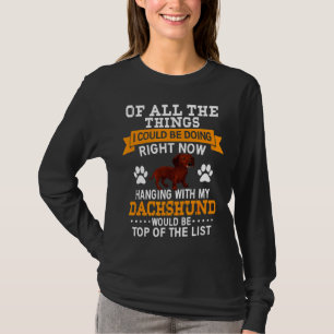 Dachshund Gif Dog Owner T-shirt