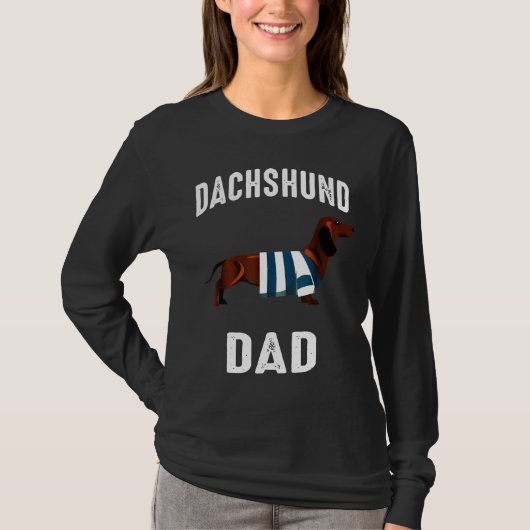 Dachshund GIF voor honden T-shirt (Voorkant)