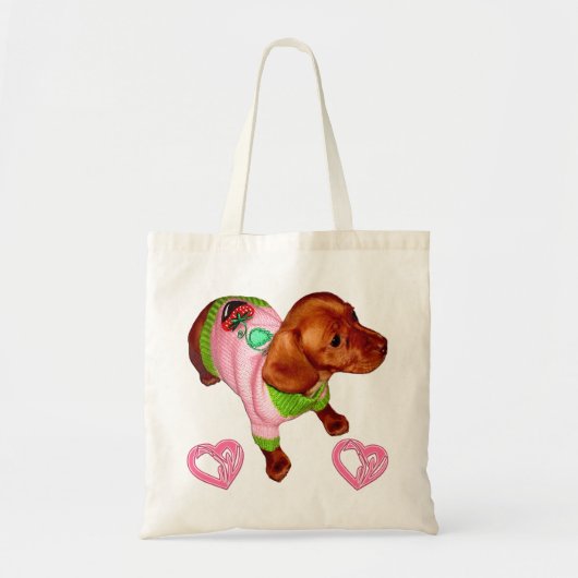 Dachshund Gift for Dachshund Lovers Custom Tas (Voorkant)
