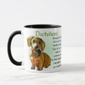 Dachshund Gifts, Dachshund Drank Mokken (Links)