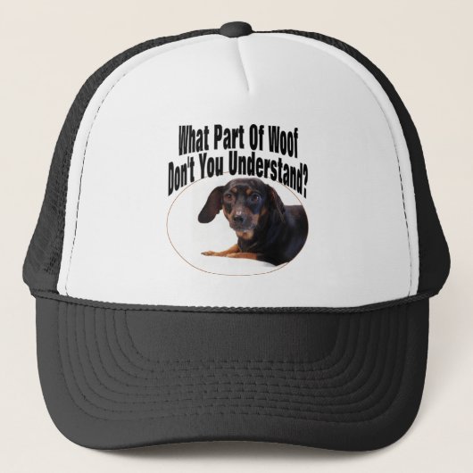 Dachshund Gifts - Wof Trucker Pet (Voorkant)