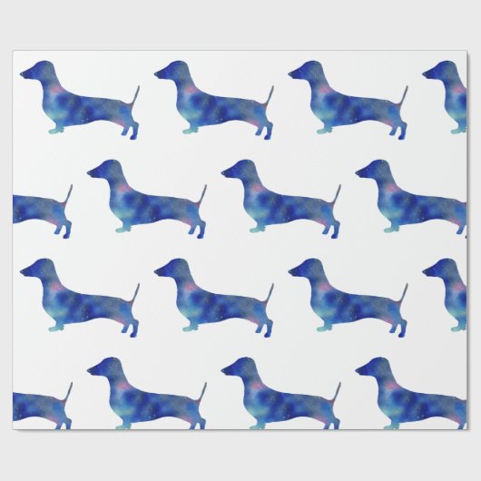 Dachshund Glossy Wrapping Paper, 30 in x 6 ft Cadeaupapier (Vlak)