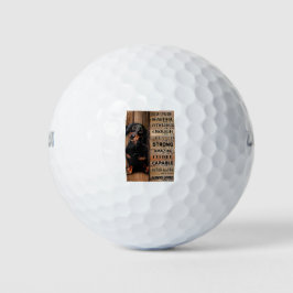 Dachshund God zegt dat je bent Golfballen