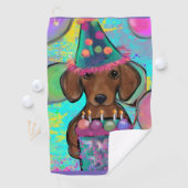 Dachshund Golfhanddoek (Insitu)