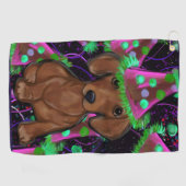 Dachshund Golfhanddoek (Horizontaal)