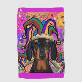 Dachshund Golfhanddoek
