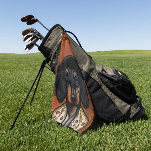 DACHSHUND GOLFHANDDOEK (Groen)