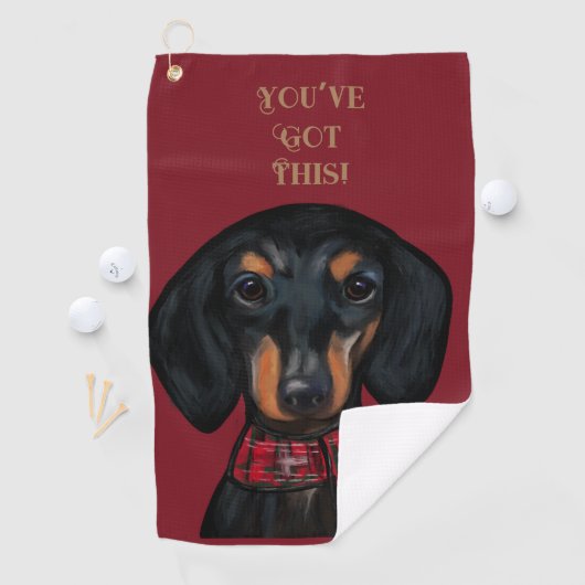 DACHSHUND GOLFHANDDOEK (Insitu)