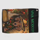 Dachshund Golfhanddoek (Horizontaal)