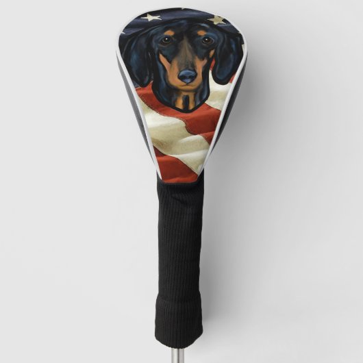 DACHSHUND GOLFHEADCOVER (Voorkant)