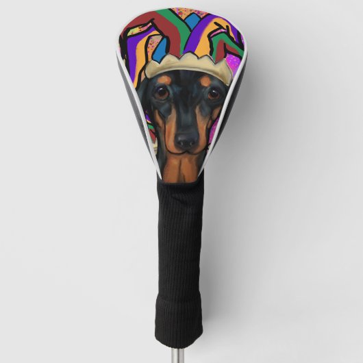 Dachshund Golfheadcover (Voorkant)