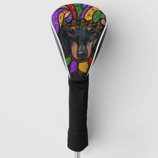 DACHSHUND GOLFHEADCOVER (Voorkant)