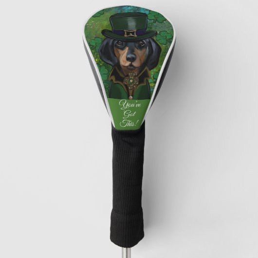 Dachshund Golfheadcover (Voorkant)