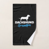 Dachshund Grand-père (Serviette à main)