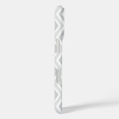 Dachshund + Gray Chevron Case-Mate iPhone Case (Achterkant / Rechts)