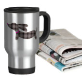 Dachshund gris | Mug café voyage