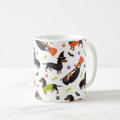 Dachshund Halloween café Mug (Devant droit)