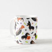 Dachshund Halloween café Mug (Devant gauche)