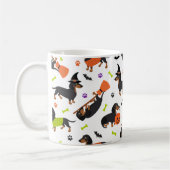 Dachshund Halloween café Mug (Gauche)