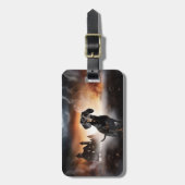 Dachshund Halloween eng Bagagelabel (Voorkant verticaal)