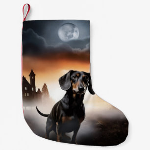 Dachshund Halloween eng Kleine Kerstsok