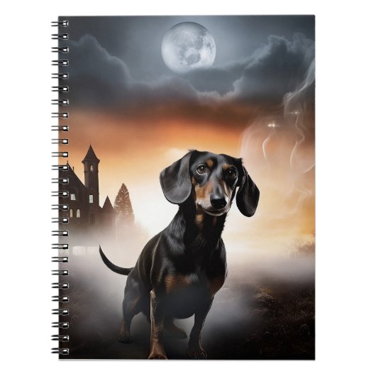 Dachshund Halloween eng Notitieboek (Voorkant)