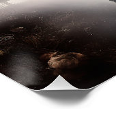 Dachshund Halloween eng Perfect Poster (Hoek)