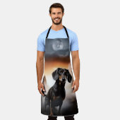 Dachshund Halloween eng Schort (Gedragen)