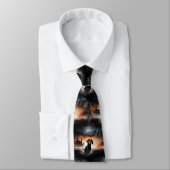 Dachshund Halloween eng Stropdas (Gebonden)