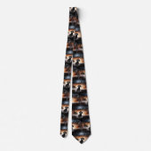 Dachshund Halloween eng Stropdas (Achterkant)