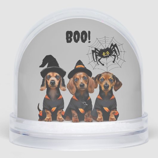 Dachshund Halloween Snow Globe (Avant)