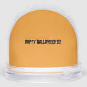 Dachshund Halloween Snow Globe (Arrière)