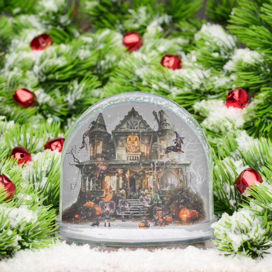 Dachshund Halloween Snow Globe (Noël)