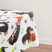 Dachshund Halloween Tablecloth Tafelkleed (Voorbeeld)