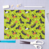 Dachshund Halloween Tissuepapier (Craft)
