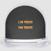 Dachshund Halloween Witch Globe des neiges (Arrière)